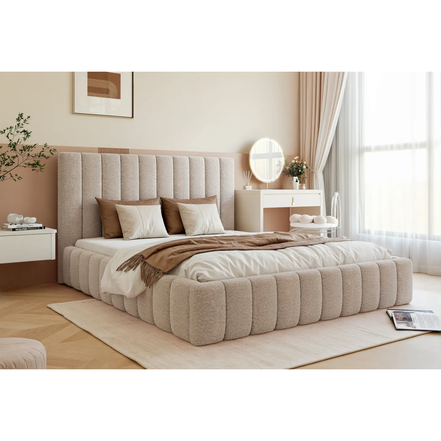 IMPERIA Polsterbett Schlafzimmerbett mit Stauraum