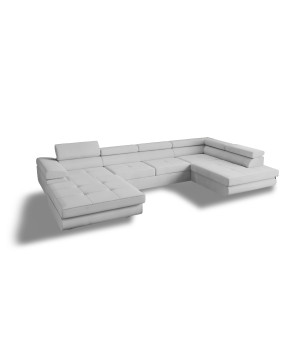 U Sofa mit Schlaffunktion VENUS U - Ecksofa mit Bettkasten | Modernes Eckcouch U-Form