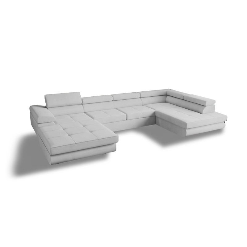 U Sofa mit Schlaffunktion VENUS U - Ecksofa mit Bettkasten | Modernes Eckcouch U-Form