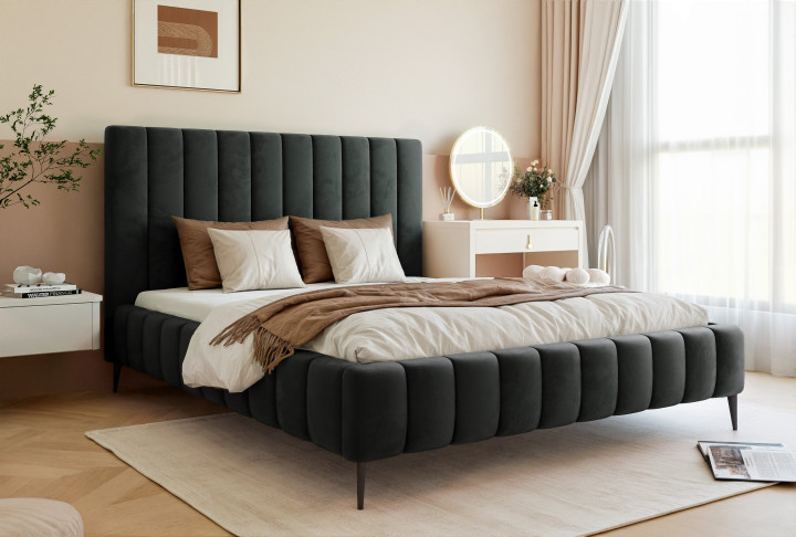 IMPERIA II Polsterbett luxuriöses Bett mit Bettkasten