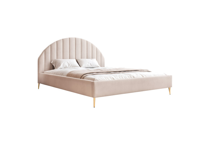 AURORA Bett mit Kopfteil elegantes Stauraumbett