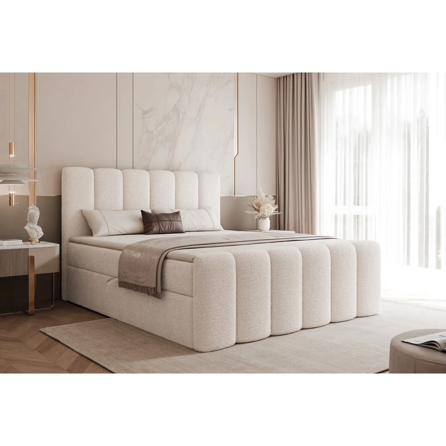 Boxspringbetten mit Stauraum