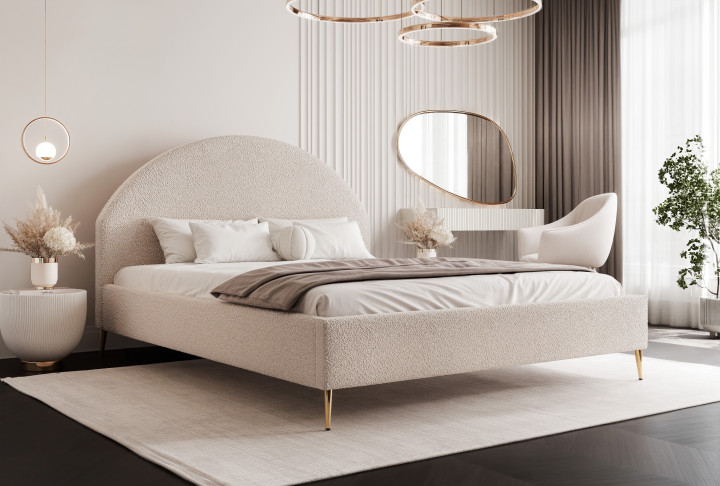 Polsterbett ARCADIA – Design Doppelbett mit Bettkasten