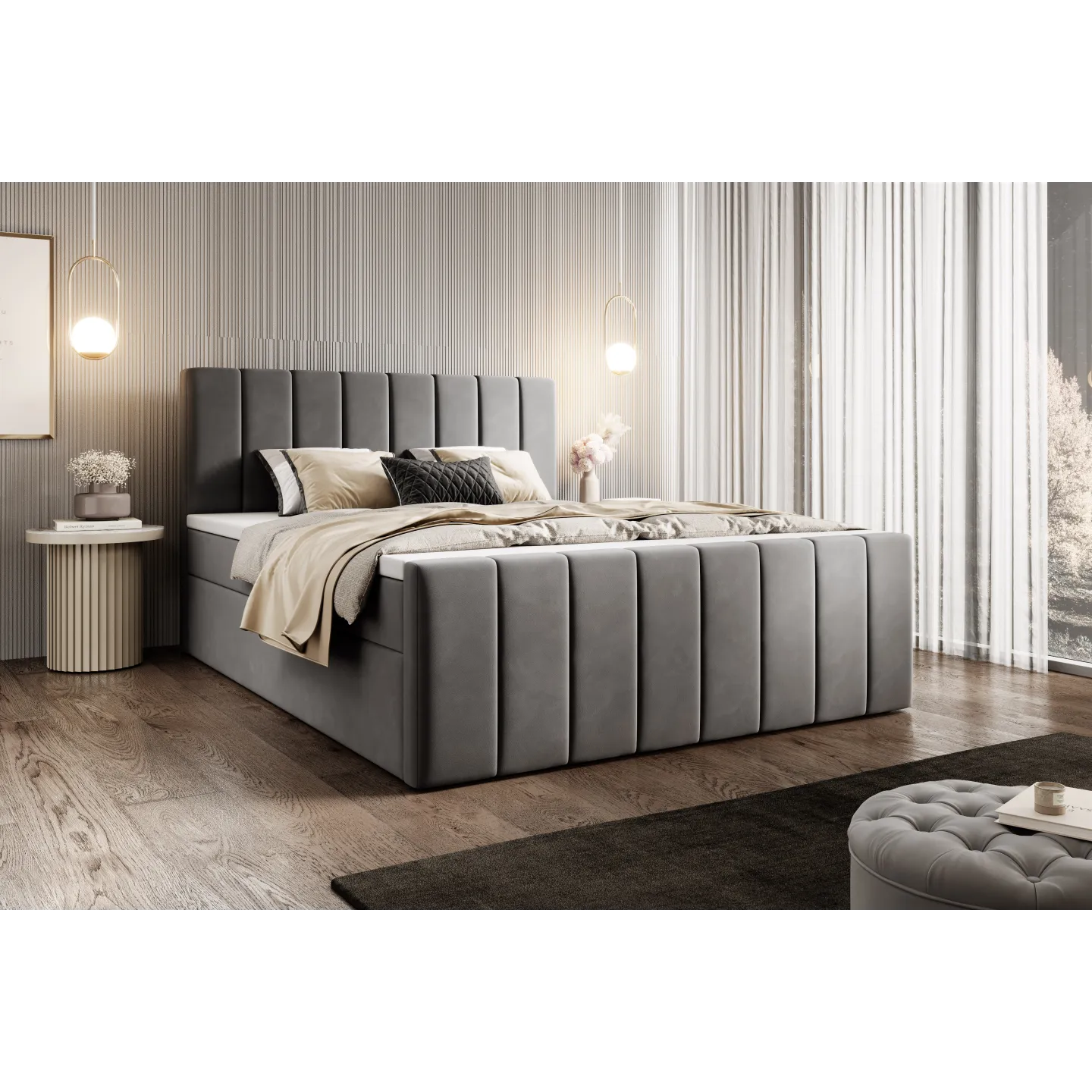 Boxspringbett SOMNIA Polsterbett mit Stauraum Komfort