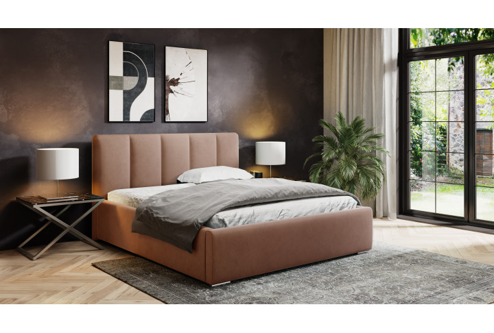 Polsterbett ETNA 180x200 cm Doppelbett mit Bettkasten