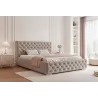 Polsterbett VERO Doppelbett mit Bettkasten 140–200x200