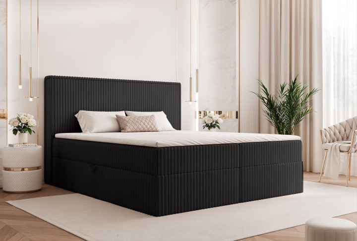 Boxspringbett "NORDIC DREAM" modernes Komfortbett mit Stauraum