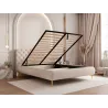 Luxus Polsterbett CELESTE II elegantes Samtbett