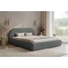 Design Bouclé Polsterbett AVELINE modernes Polsterbett