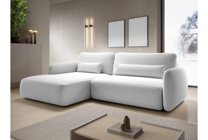 Ecksofa GAIA mit Schlaffunktion und Bettkasten