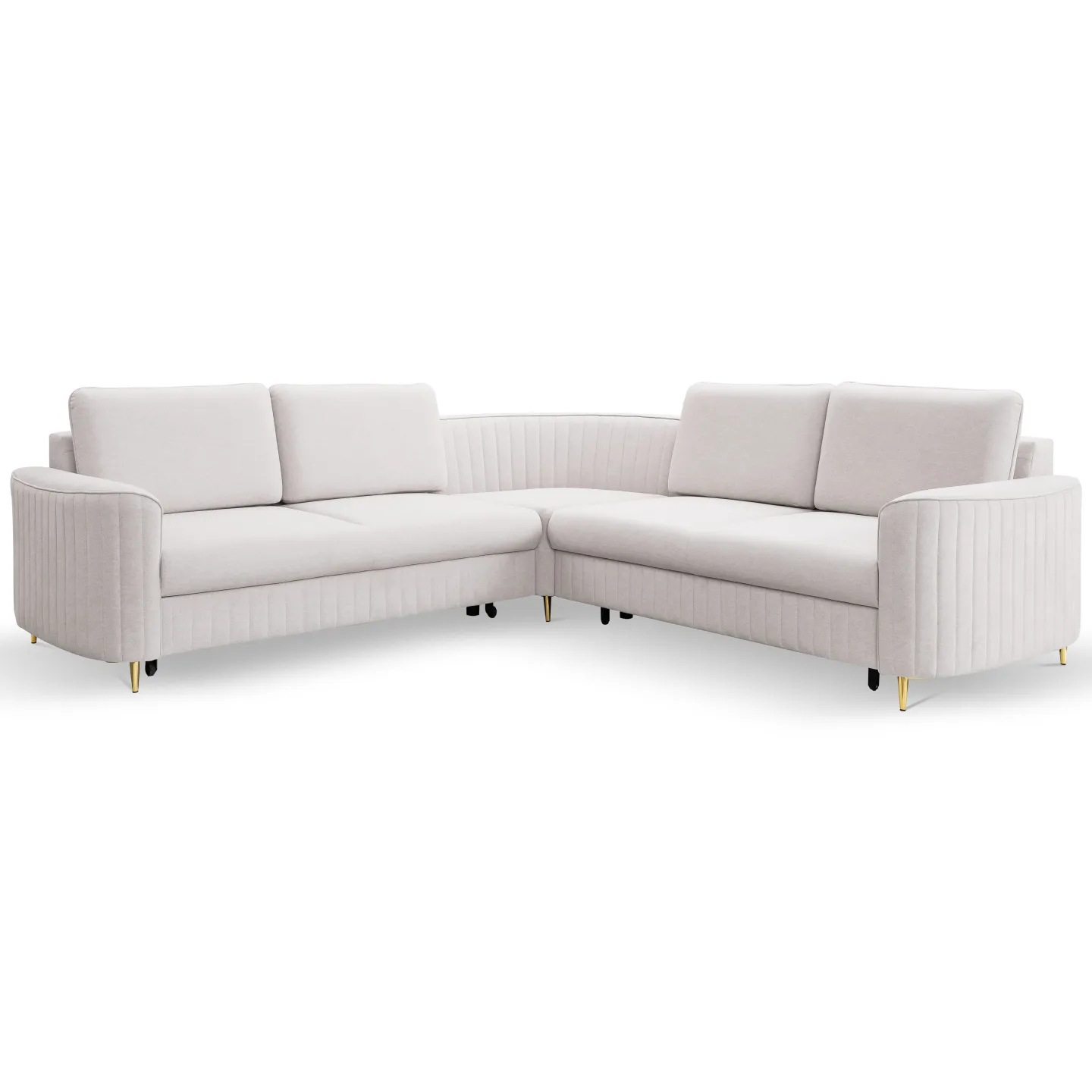 Luxus Boxspringbett LAREN modernes Polsterbett Schlafzimmer