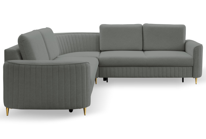 Design Ecksofa LAREN L-Form mit Bettkasten & Schlafen