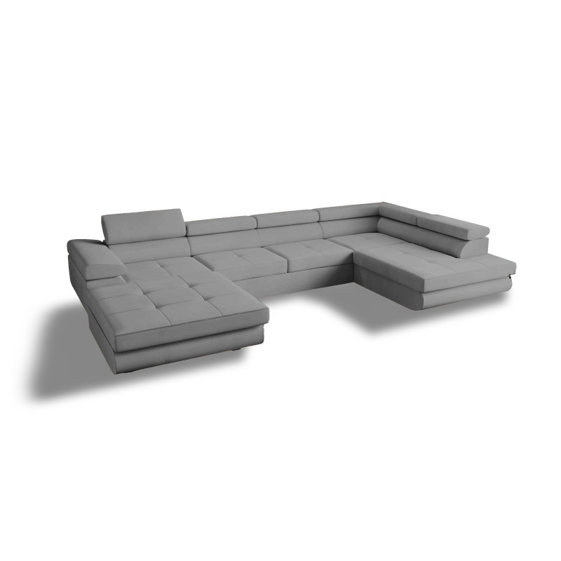 U Sofa mit Schlaffunktion VENUS U - Ecksofa mit Bettkasten | Modernes Eckcouch U-Form