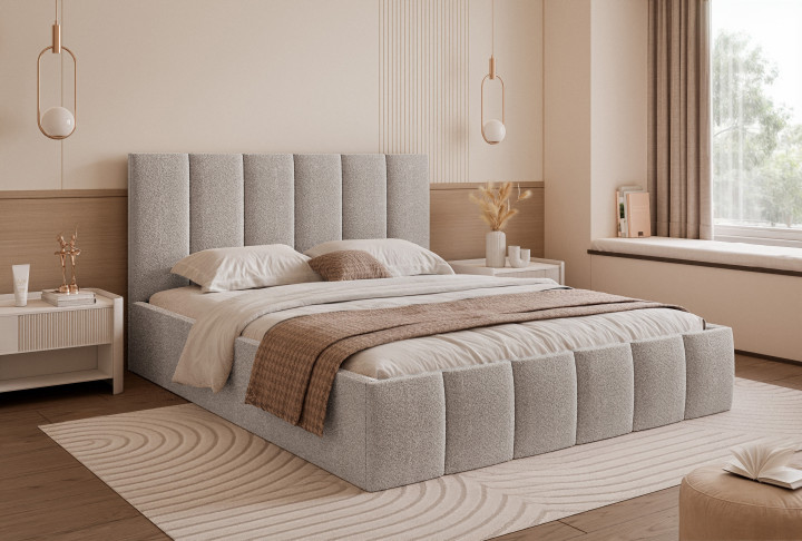 Luxus Polsterbett PAROS V Doppelbett 180x200