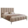 Polsterbett PAROS V Design Doppelbett mit hohen Füßen