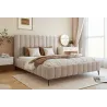Polsterbett PAROS VI Design-Doppelbett mit Bettkasten