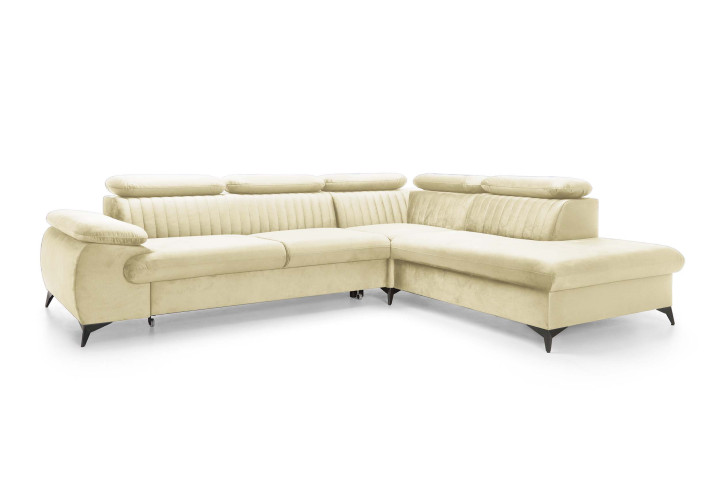 Ecksofa Ving – modernes Ecksofa mit Schlaffunktion und Stauraum