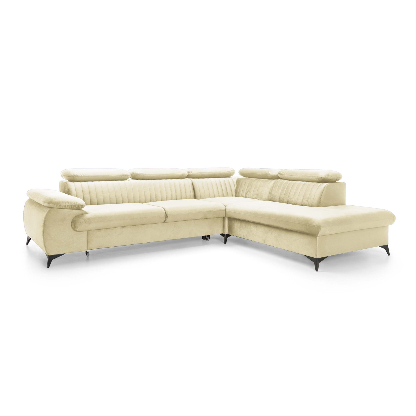 Ecksofa Ving – modernes Ecksofa mit Schlaffunktion und Stauraum