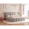Polsterbett Bouclé CALME – Design Bett 180x200, 160x200
