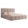 Polsterbett Bouclé CALME – Design Bett 180x200, 160x200