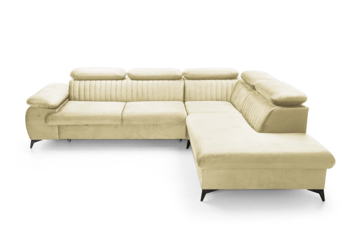 Ecksofa Ving – modernes Ecksofa mit Schlaffunktion und Stauraum