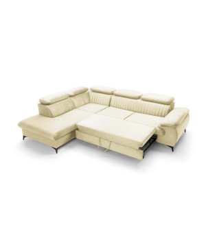 Ecksofa Ving – modernes Ecksofa mit Schlaffunktion und Stauraum