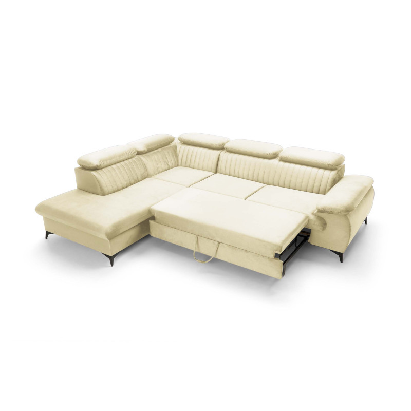 Ecksofa Ving – modernes Ecksofa mit Schlaffunktion und Stauraum