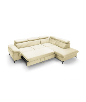 Ecksofa Ving – modernes Ecksofa mit Schlaffunktion und Stauraum