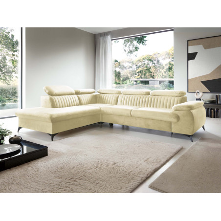 Ecksofa Ving – modernes Ecksofa mit Schlaffunktion und Stauraum