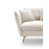 Ecksofa LUNA Cord Beige mit Schlaffunktion | Goldstoff24