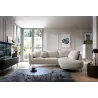 Ecksofa L-Form AURORA Beige mit Schlaffunktion & Bettkasten