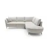 Ecksofa L-Form AURORA Beige mit Schlaffunktion & Bettkasten