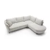 Ecksofa L-Form AURORA Beige mit Schlaffunktion & Bettkasten