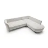 Ecksofa L-Form AURORA Beige mit Schlaffunktion & Bettkasten
