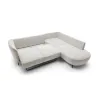Ecksofa L-Form AURORA Beige mit Schlaffunktion & Bettkasten