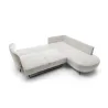 Ecksofa L-Form AURORA Beige mit Schlaffunktion & Bettkasten