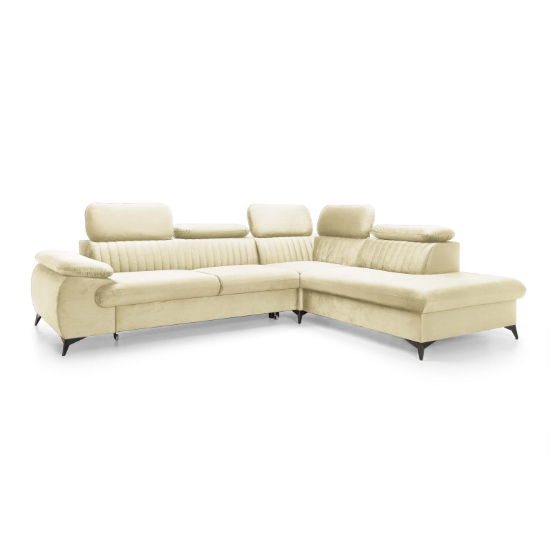 Ecksofa Ving – modernes Ecksofa mit Schlaffunktion und Stauraum