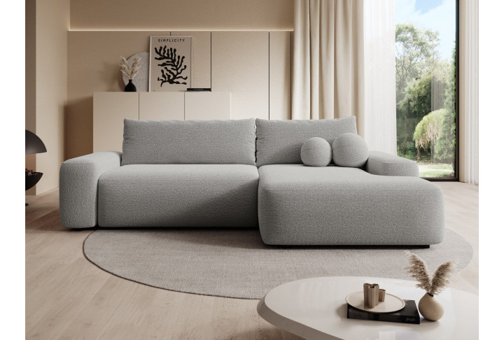 Ecksofa POOL mit Schlaffunktion & Bettkasten | L-Form