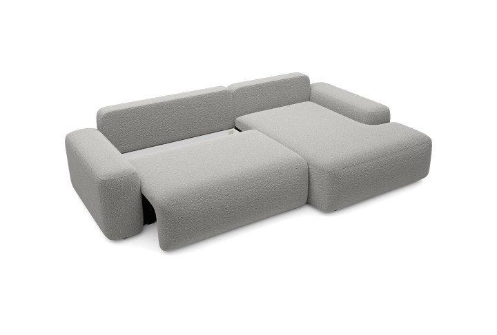 Ecksofa POOL mit Schlaffunktion & Bettkasten | L-Form