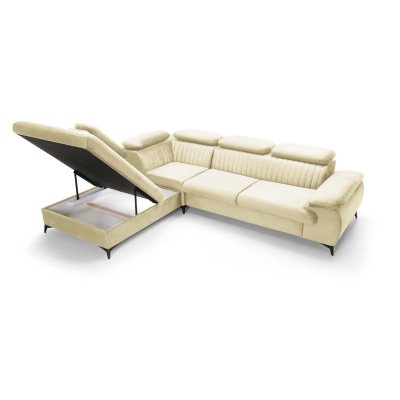 Ecksofa Ving – modernes Ecksofa mit Schlaffunktion und Stauraum