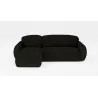 Ecksofa mit Schlaffunktion BERLIN, L-Form Bouclé