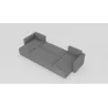 Cord-Ecksofa FIGO U-Form mit Schlaffunktion