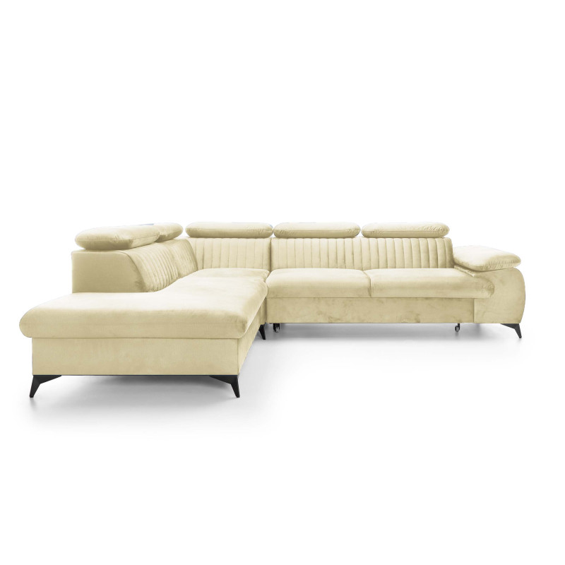 Ecksofa Ving – modernes Ecksofa mit Schlaffunktion und Stauraum