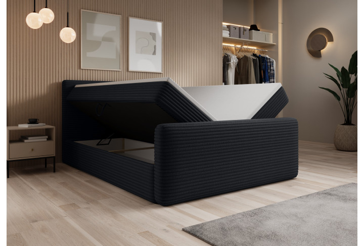 Boxspringbett CRESTO klassisches Bett mit Bettkasten