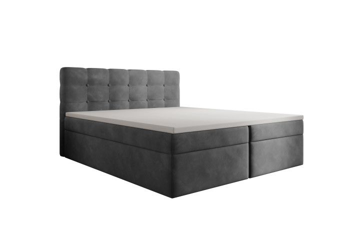 Boxspringbett FADO mit Bettkasten & Matratze | goldstoff24