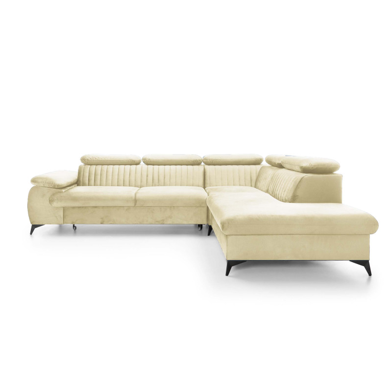 Ecksofa Ving – modernes Ecksofa mit Schlaffunktion und Stauraum