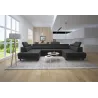 Schlafsofa U-Form LUNA mit Bettkasten | Goldstoff24