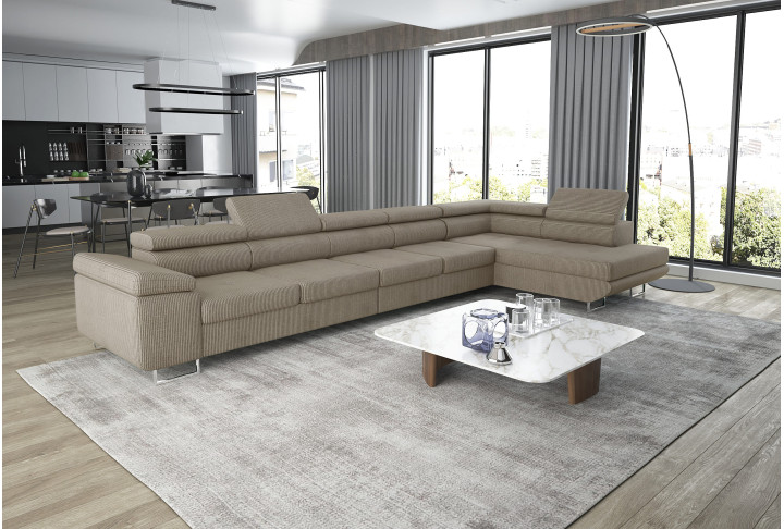 Ecksofa ASTON MAXI U-Form mit Schlaffunktion | Goldstoff24