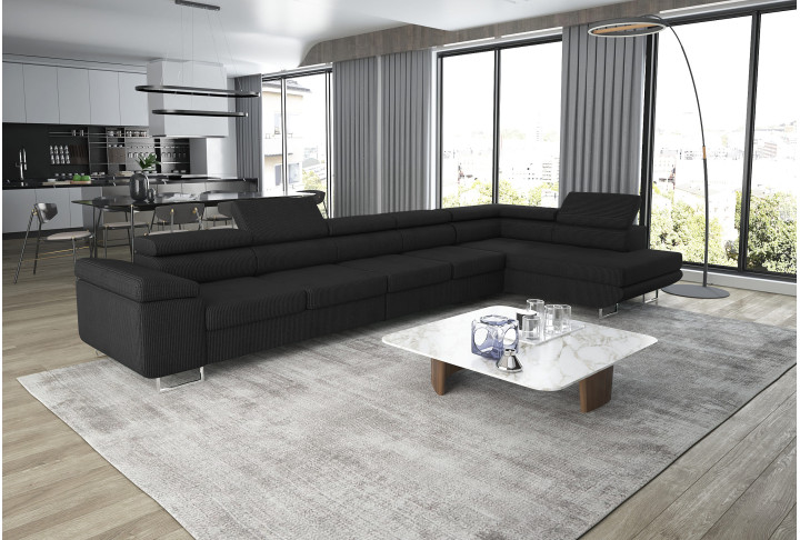 Ecksofa ASTON MAXI U-Form mit Schlaffunktion | Goldstoff24