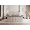 Boxspringbett SERENO mit Stauraum und hohem Kopfteil
